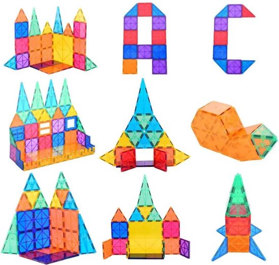 Magnetisch Speelgoed 78 stuks - Veilig Voor Kinderen