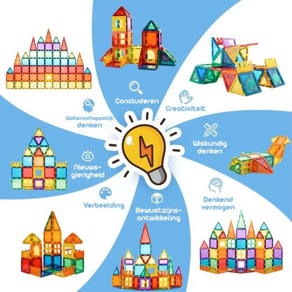 Magnetisch Speelgoed 78 stuks - Veilig Voor Kinderen